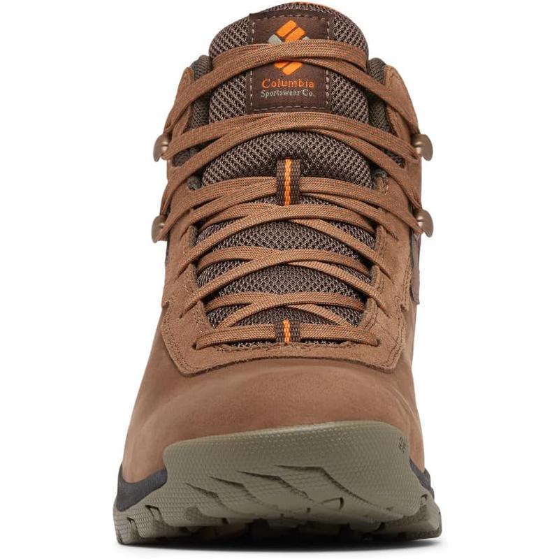 哥伦比亚(Columbia)男款牛皮登山鞋户外防水防污缓震徒步鞋潮流休高清大图