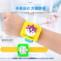 乐童童 玩具智能手表故事机10个卡片内容(袋装) 趣味玩法 小熊款 3-6岁 ABS+硅胶 包装230*68*205