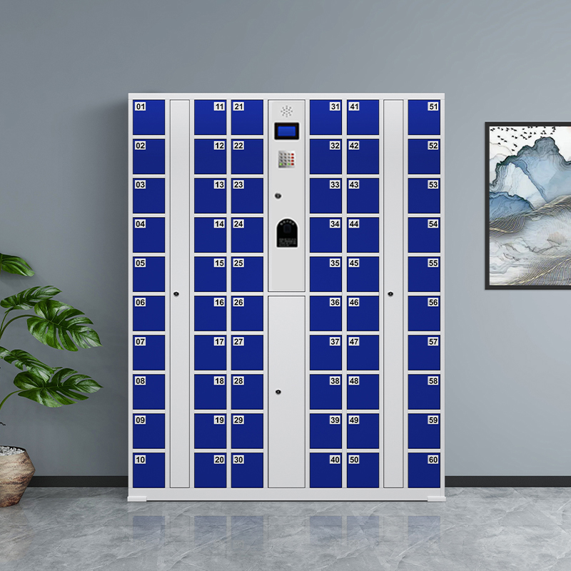 臻远 ZY-SJGB-08 智能手机柜电子设备寄存柜储物柜 60门指纹款高清大图