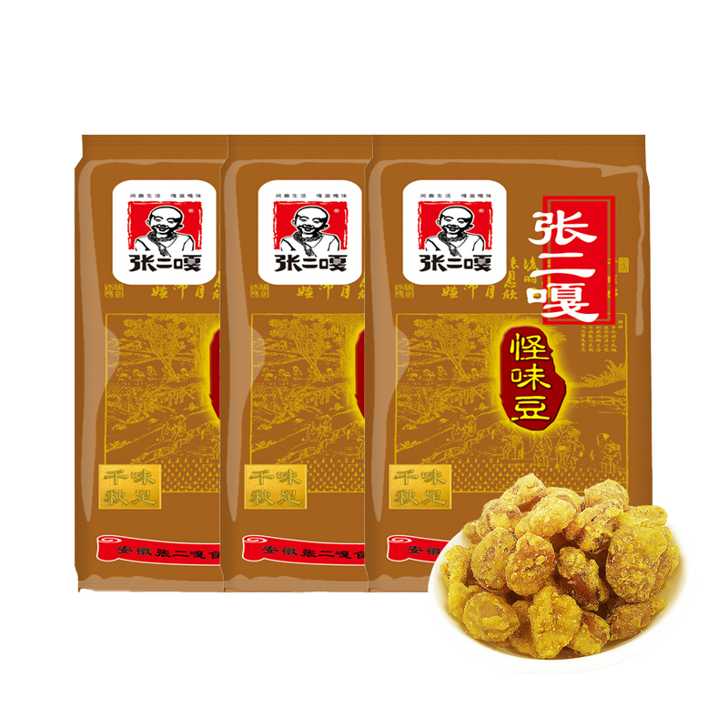 张二嘎 怪味豆 238g怪味豆 炒货蚕豆瓣坚果特产休闲零食怪味胡豆