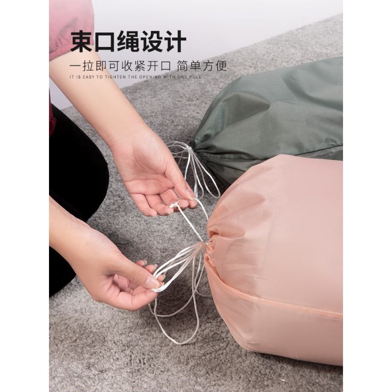 美帮汇席子收纳袋防潮家用牛津布束口席竹席套凉席收纳袋折叠防尘直筒高清大图