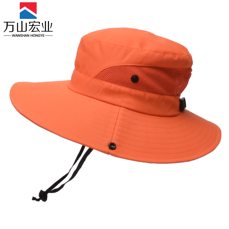 万山宏业 渔夫帽防晒太阳帽 WG040Q/顶高清大图