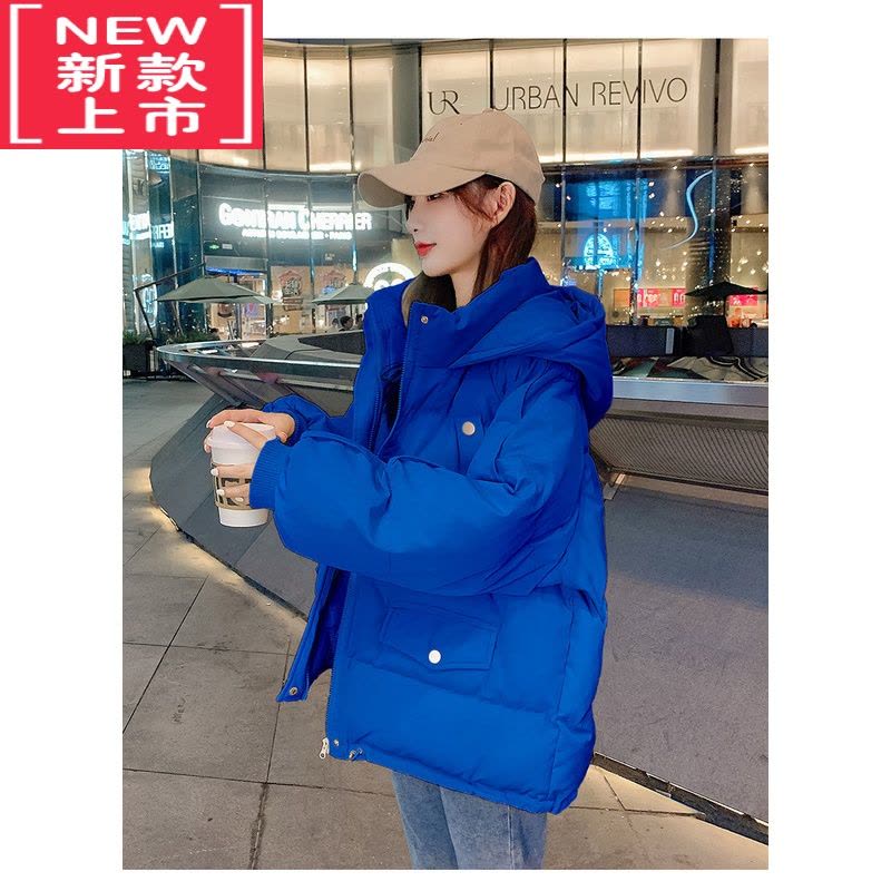 可莉允14中学生短款羽绒服大童冬装15小女孩学院风韩版棉衣棉服加厚外套图片