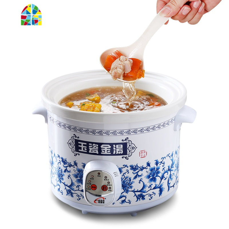 家用煮粥锅紫砂锅宿舍熬粥煲汤锅迷你小电炖锅白汤粥锅