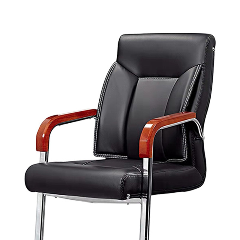 巴洛卡办公椅西皮弓形椅电脑椅会议椅dpy030黑色