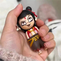 哪吒变脸钥匙卡扣