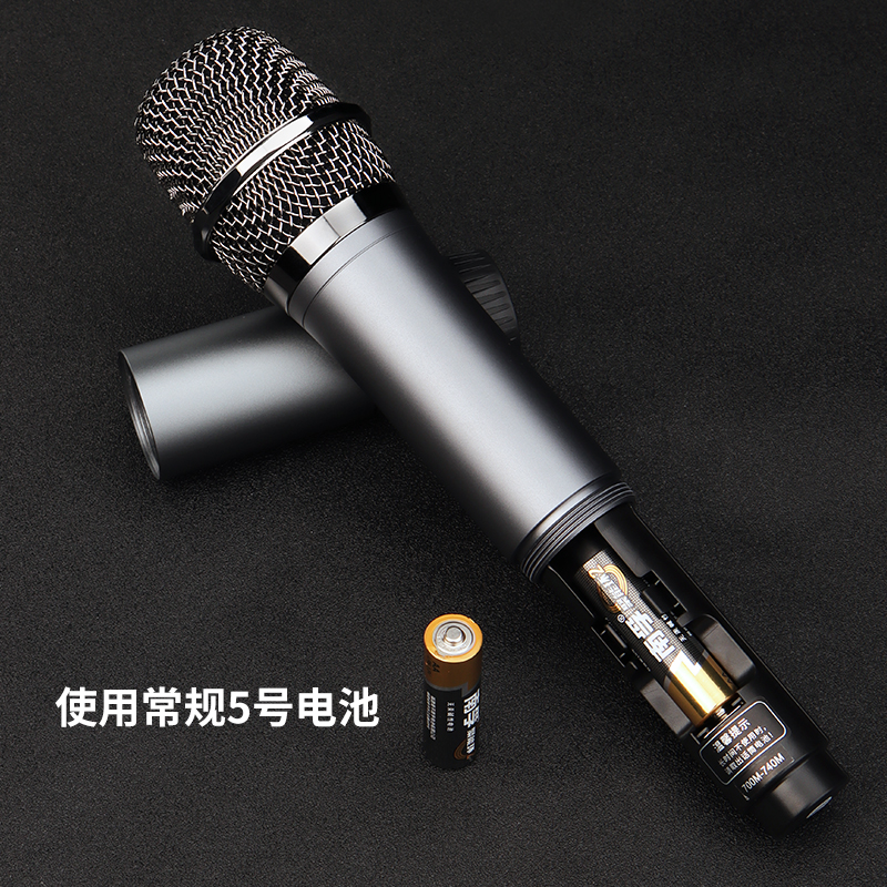 十度(ShiDu) U10万能无线麦克风 家庭影院KTV音响家用K歌手持话筒 豪华版单手持高清大图