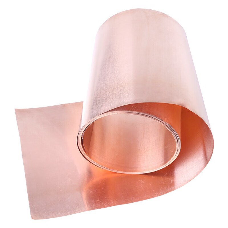 海斯迪克 紫铜片铜皮铜箔紫铜带 T2紫铜板 0.5mm*200mm*1米