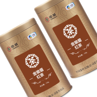 中茶 茶叶 红茶 蜜香型金骏眉 精品罐装 125g*2罐