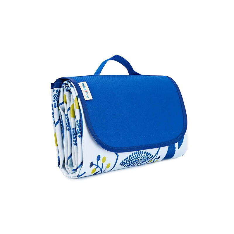 维仕蓝清新防潮野餐垫145*180cm WA8065/张 蓝色高清大图