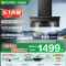 海尔(Haier)抽油烟机 顶侧双吸 变频 25风量大吸力 油烟机大嘴系列C61