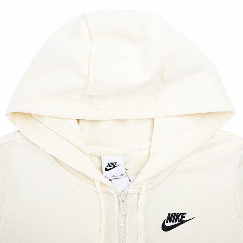 耐克nike新款女子运动服加绒保暖连帽外套夹克