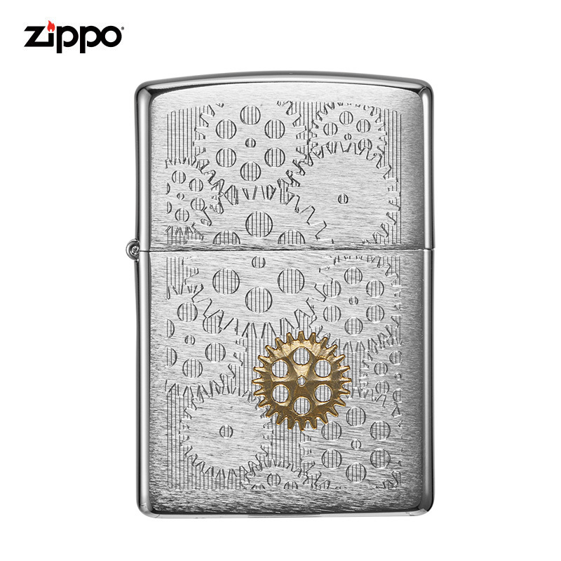 zippo之宝打火机美国原装ZIPPO防风煤油打火机幸运齿轮29907-072380