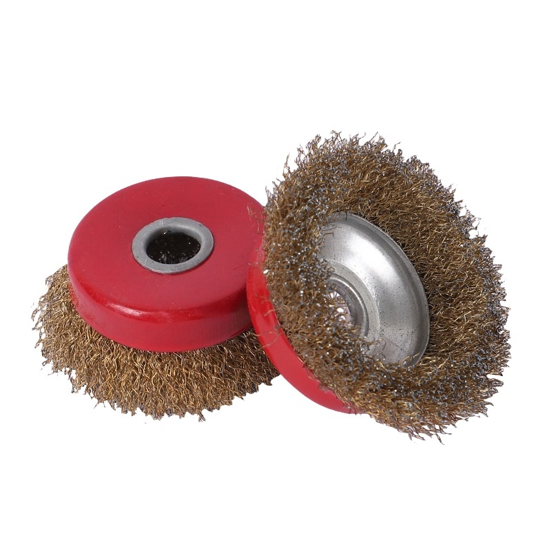 铁洋 钢丝轮 碗型钢丝轮 125型大红碗(内孔孔径16mm) 个高清大图