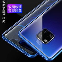 KONEL 华为mate30手机壳荣耀30/V20透明玻璃mate20pro/20X 5G版保护套P30pro金属边框潮