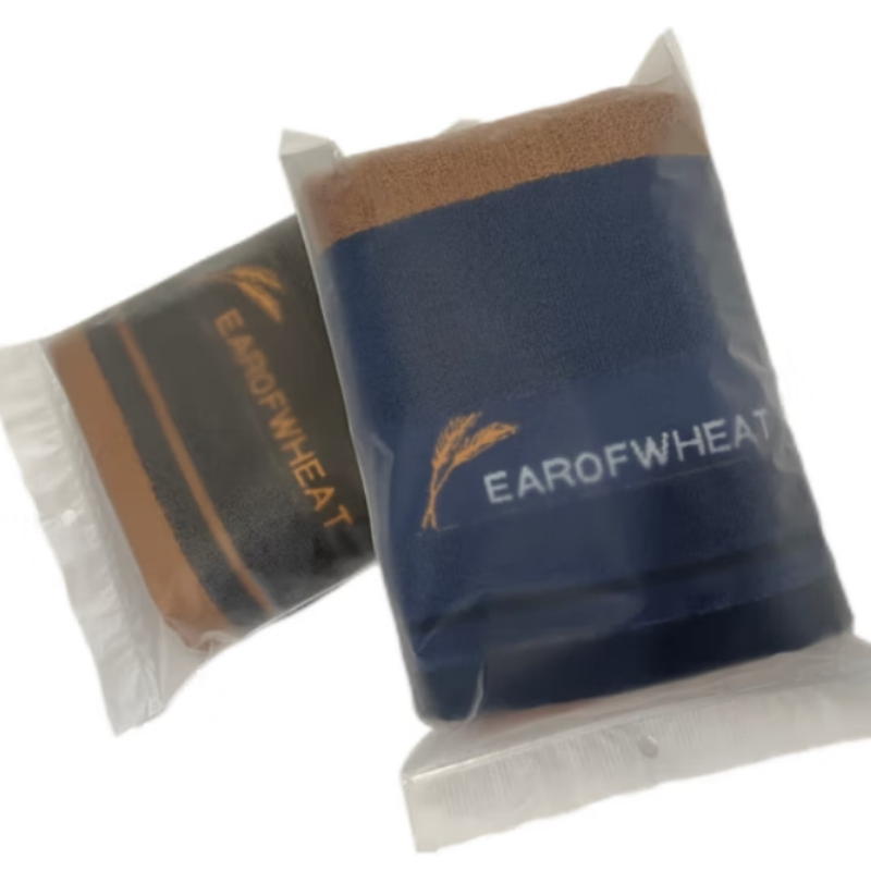 世纪金鹰新疆棉麦穗提花毛巾 125g*1 条高清大图