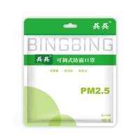 兵兵防雾霾成人口罩3枚PM2.5防尘透气男女通用过滤粉尘易呼吸3枚装
