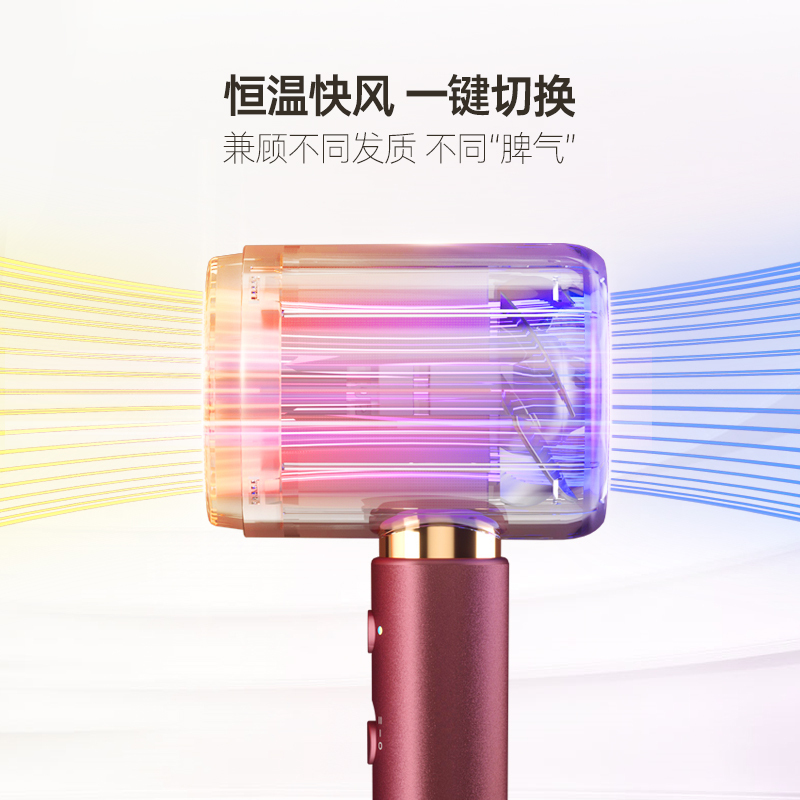 showsee/小适恒温电吹风机家用大风力低噪负离子宿舍用学生吹风筒男女便携A11-R