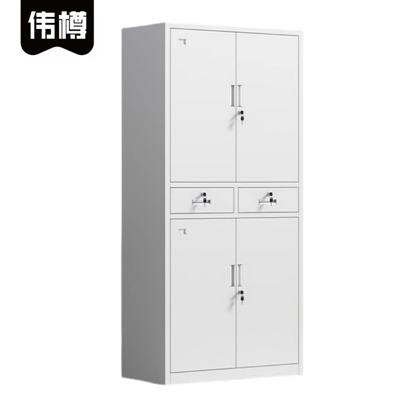 伟樽文件柜二斗铁门850*390*1800mm台高清大图