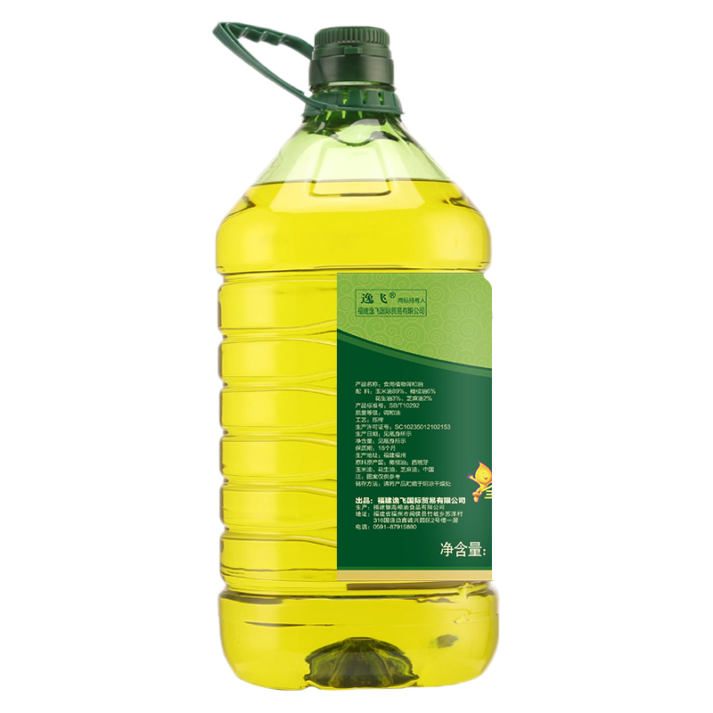 逸飞 橄榄食用植物调和油5L 食用油
