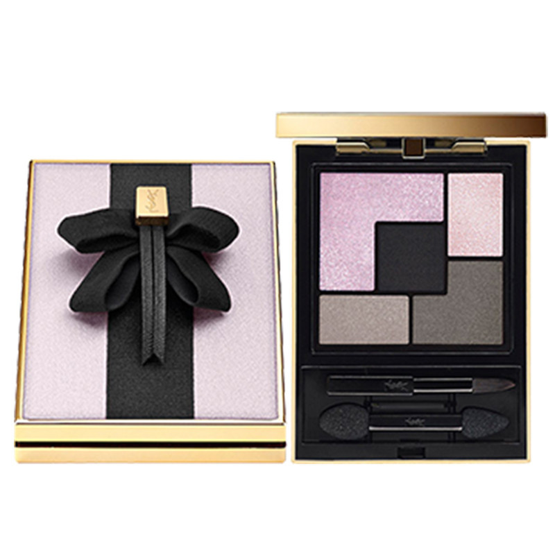 圣罗兰(YSL) 欲望巴黎拼接时尚 五色眼影盘5g /春彩 紫色系 不脱妆 防水 不晕染 提亮肤色