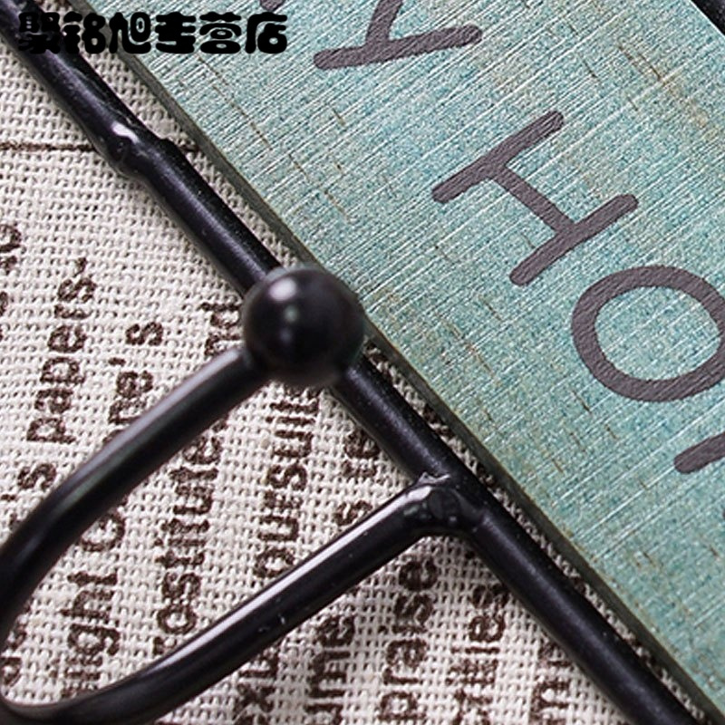 实木铁艺装饰挂钩日式家居口衣帽钥匙小号挂架杂物厨房墙壁多款多色多功能家装主材厨卫五金挂件厨房挂架
