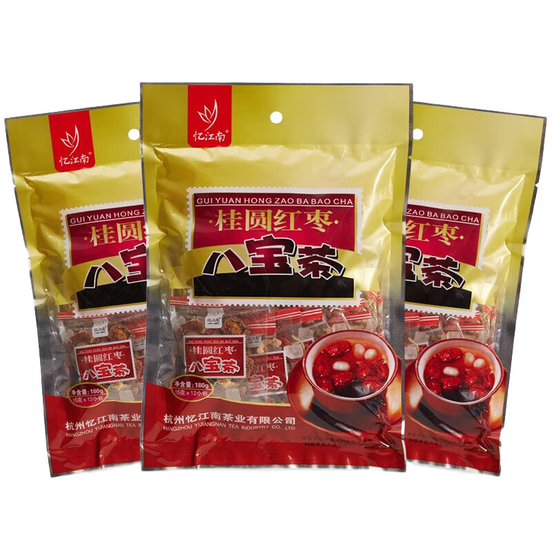 忆江南 花草茶 八宝茶桂圆红枣枸杞茶 陈皮菊组合花茶180g