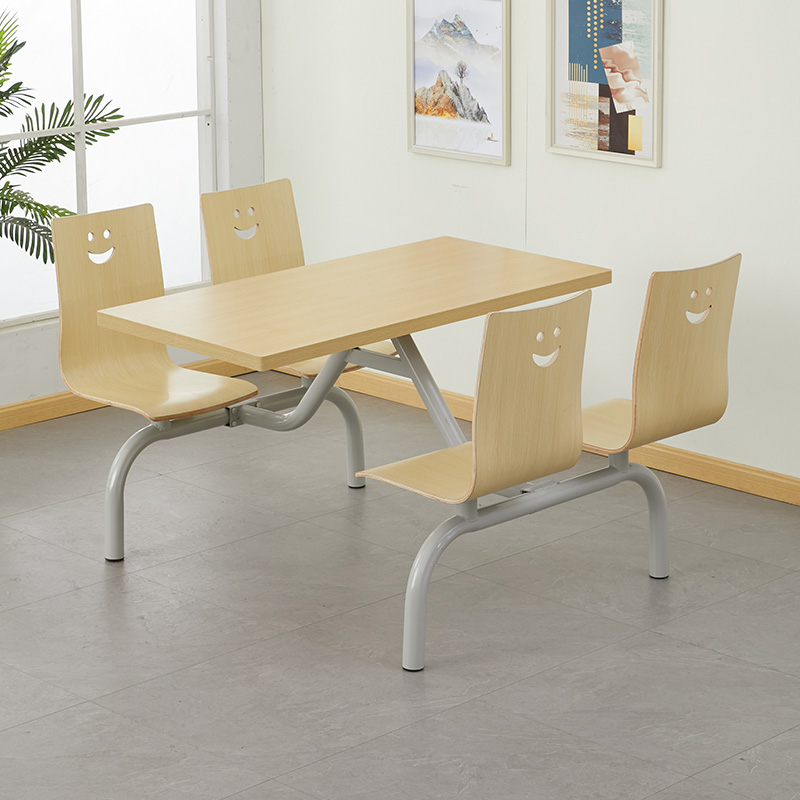 圣承启 员工餐桌 铁架张高清大图