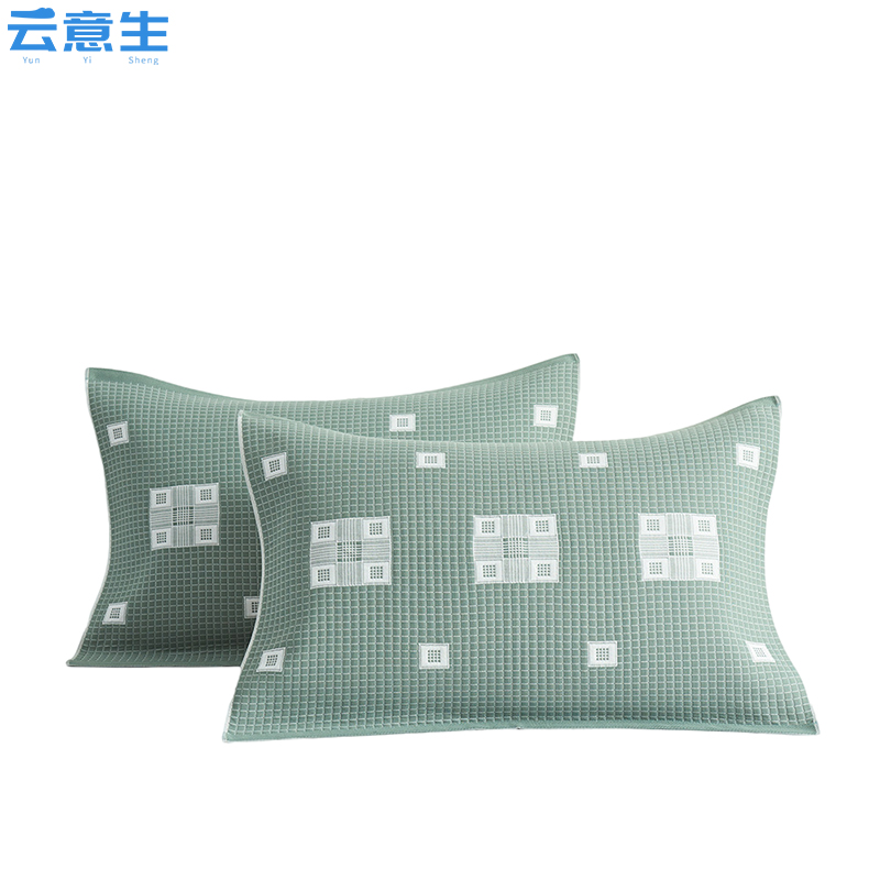 云意生 枕巾 全棉色织 50*80cm/条高清大图