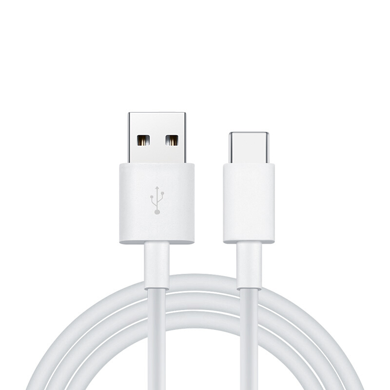 HUAWEI/华为原装正品数据线Type-C接口数据线 3A超级快充线手机充电线 CP51 长度1m 白色