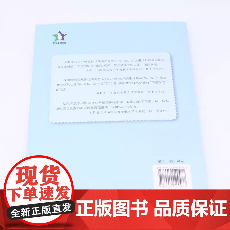 幼儿深度学习课程设计与实施 叶平枝 面向未来的学前教育丛书 幼儿园游戏 区域活动 一日生活深度学习课程与评价 教育支持教高清大图