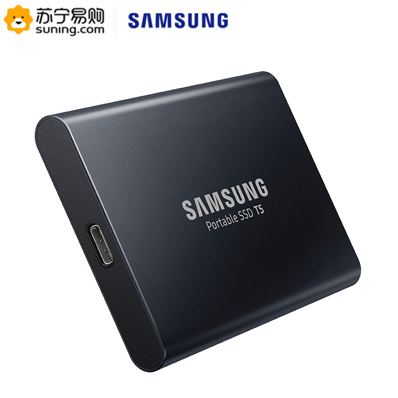 三星(SAMSUNG)T5 2TB移动硬盘usb3.1 typec金属加密手机mac电脑ps4高速移动固态硬盘pssd