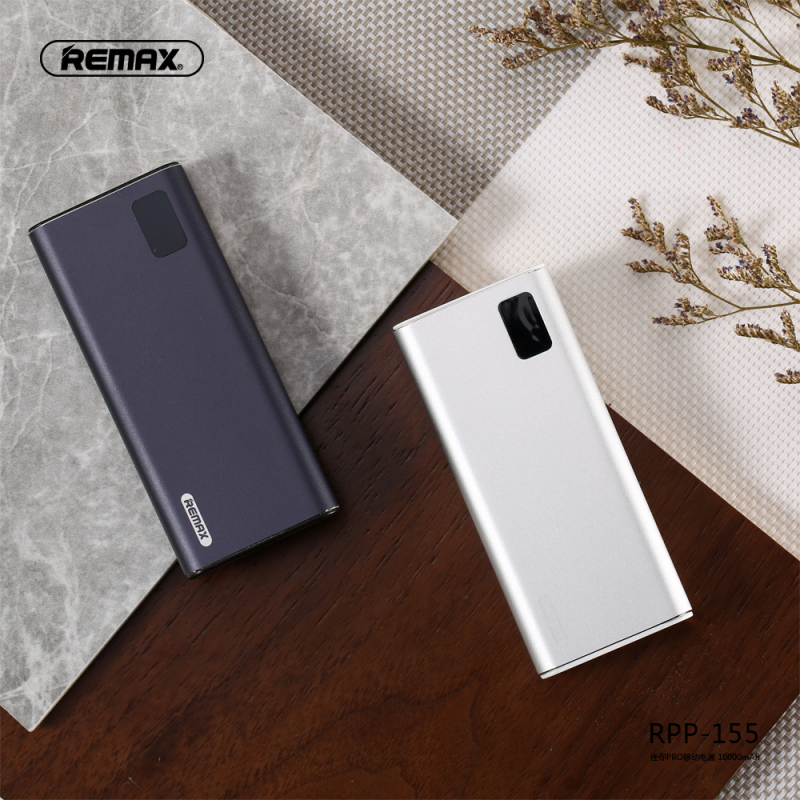 REMAX睿量 迷你PRO 移动电源 RPP-155 10000mAh 幻影黑 双USB手机充电宝