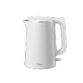 美的(Midea)电热水壶家用304不锈钢1500W大功率1.7L大容量双层防烫快速沸腾 MK-SHM1788