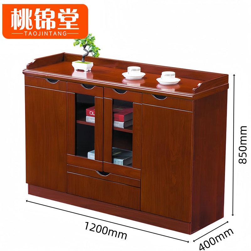 桃锦堂茶水柜 茶水柜四门 个