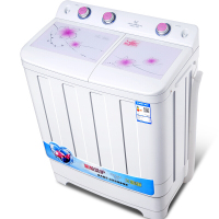 【苏宁好货】夏新（Amoi）XPB110-108S 10公斤双桶双缸双筒老式大容量半自动波轮洗衣机 家用商用酒店宾馆