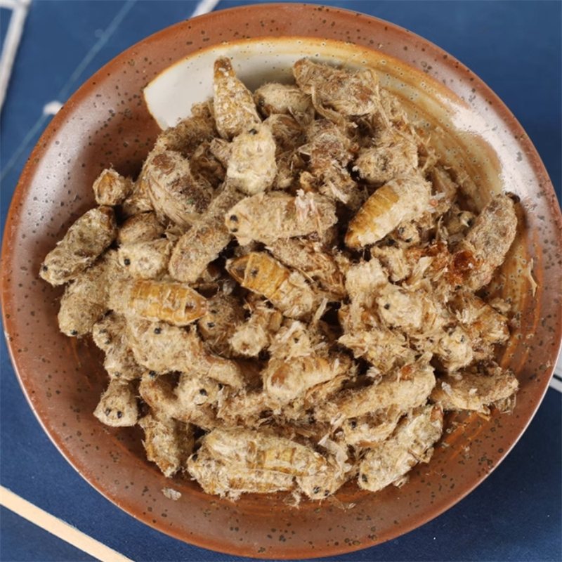 雄蚕蛾500克袋装 纯公蚕俄蚕娥晚蚕娥未交配雄天蛾新货雄蚕蛾高清大图