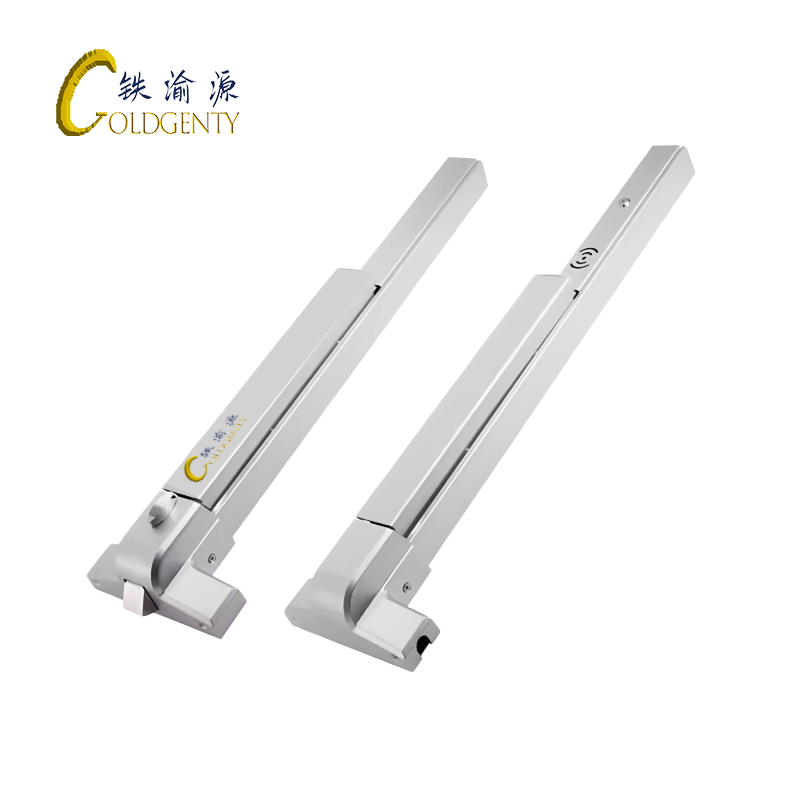 铁渝源 平推式防火门双开报警通道锁 GT-1050 把高清大图