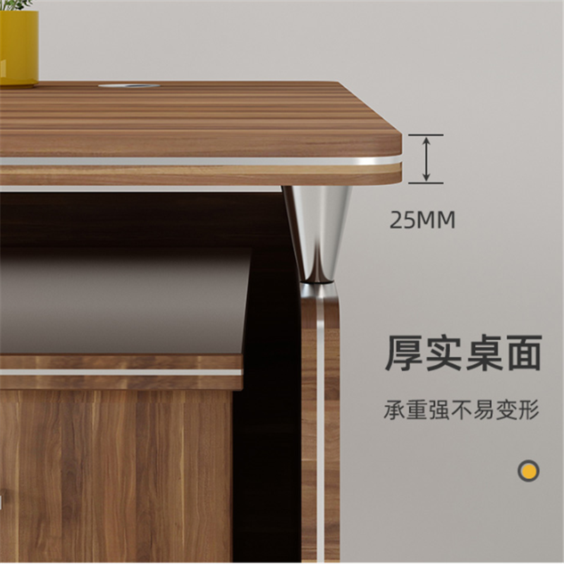 SDEC 办公家具职员电脑办公桌 1.2米*0.6米(含活动柜) 单位:张