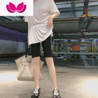 七斓五分打底裤女外穿薄款夏季骑行裤七分短裤中裤棉弹力瑜伽紧身裤