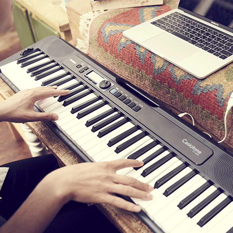 卡西欧(casio)电子琴cts300儿童成人便携时尚潮玩玩酷便携款