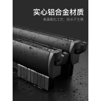 凉衣架家用阳台折叠隐形晾衣架伸缩晾衣杆晒被子飘窗壁挂式晾衣杆 三维工匠 玫瑰金-三杆 小