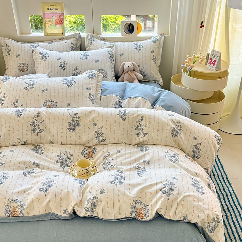 Calvert Kris 亲肤锦棉四件套--春和被套200*230cm,床单245*250cm,枕套48*74cm高清大图