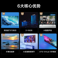 TCL 55V2-Pro 55英寸 智慧AI语音 4K超高清 2+16GB HDR 液晶家用电视 55v2