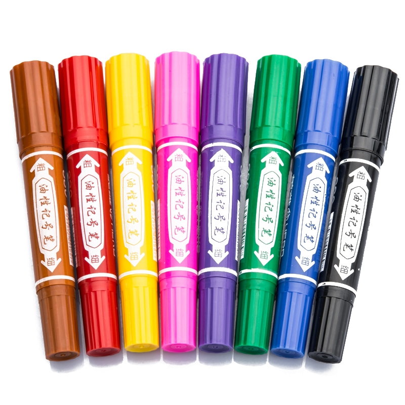 英雄hero880824色记号笔双头彩色油性马克记号笔小学生美术绘画彩笔