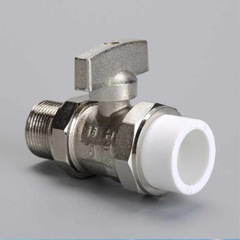 外丝活接球阀20-32暖气水管热熔管黄铜阀门分水器回水配件 PPR20*DN15