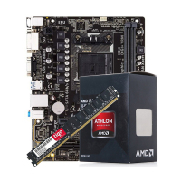 华硕（ASUS）主板 +AMD平台 正品盒装 套装华硕A68HM-K + AMD 860K 处理器 加金泰克8G 内存 FM2