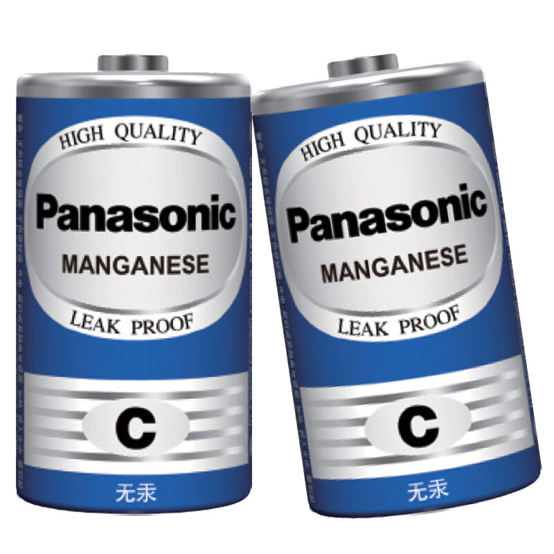 松下碳性2号C型干电池中号电池20节盒装R14适用于收音机/遥控器/手电筒/玩具/热水器等高清大图