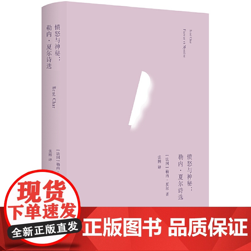 愤怒与神秘:勒内·夏尔诗选(俄耳甫斯诗译丛)高清大图