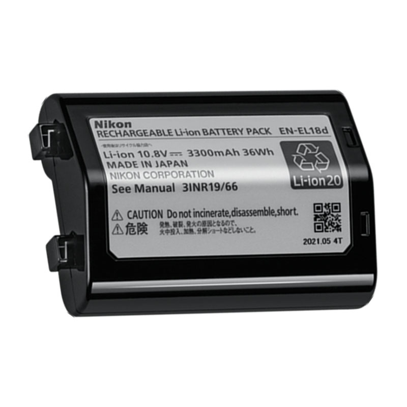 Nikon/尼康 EN-EL18d 锂电池 微单Z9电池 单反D5 D4 D4S原装电池 EL18d 3300mAH